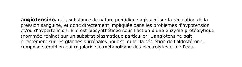 Prévisualisation du document angiotensine.