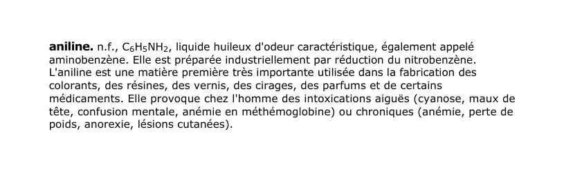 Prévisualisation du document aniline.