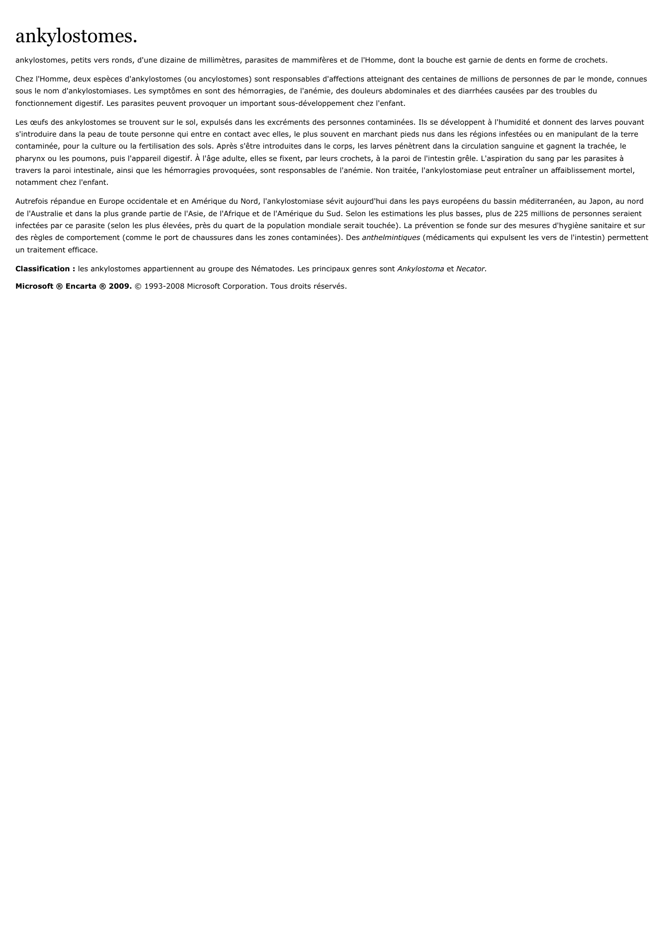 Prévisualisation du document ankylostomes.