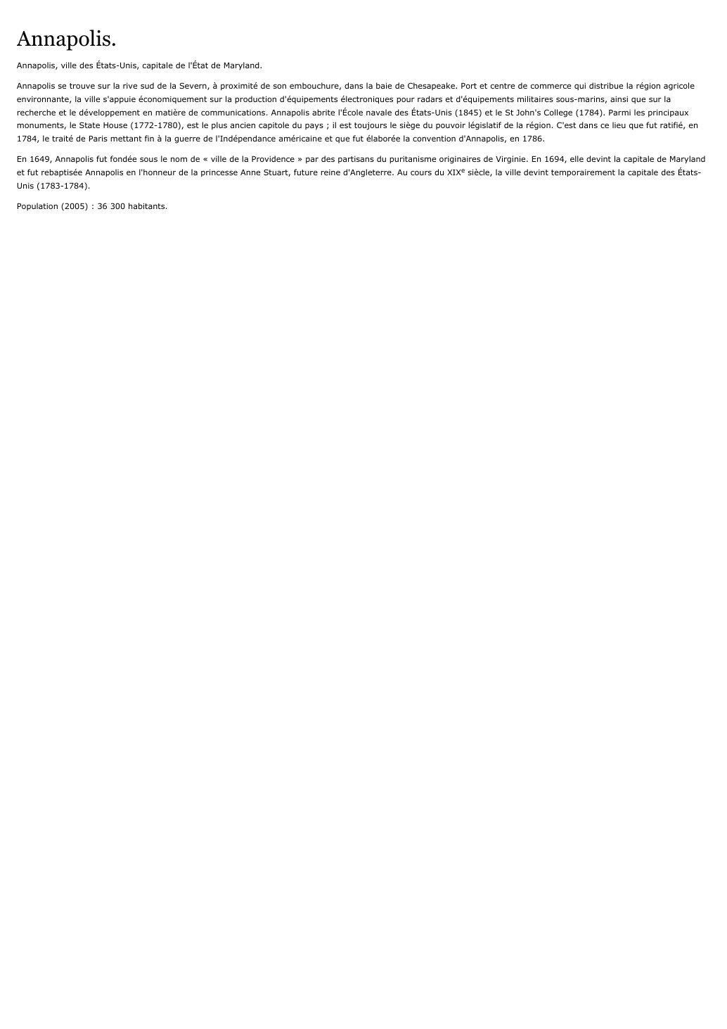 Prévisualisation du document Annapolis.