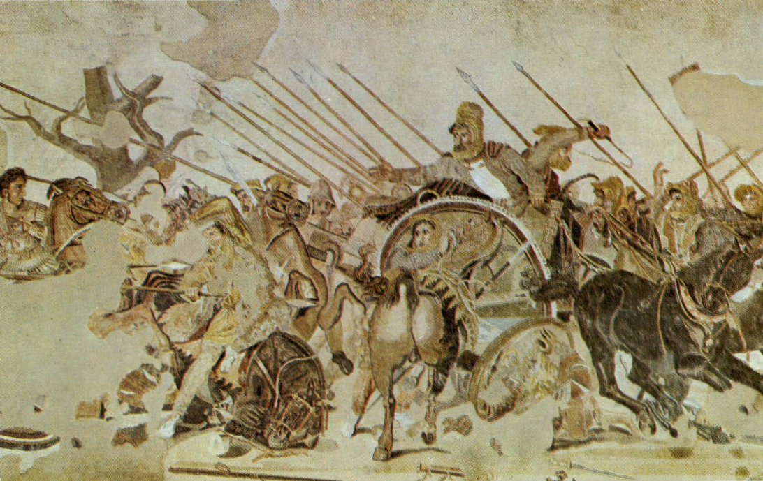 Prévisualisation du document ANONYME
La Bataille d'Alexandre
Maison du Faune
Pompéi, IIe siècle av.