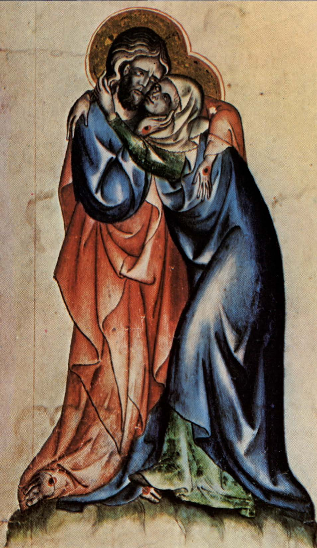 Prévisualisation du document ANONYME:
L'Embrassement
de la
Vierge et du Christ (analyse).