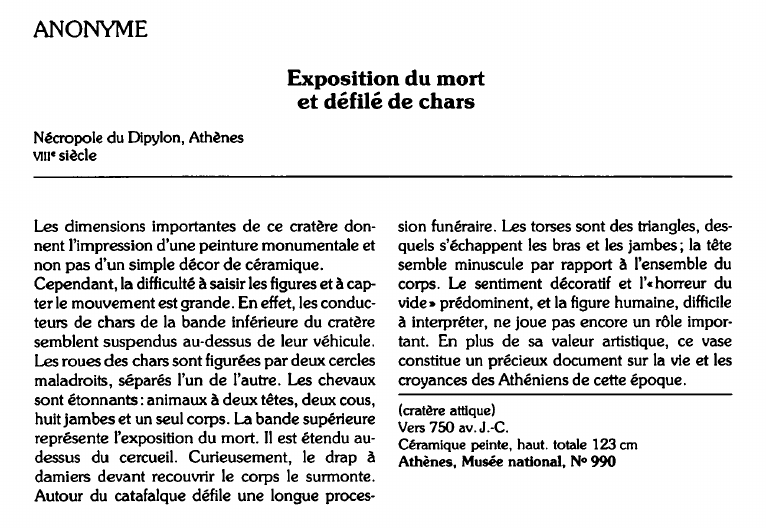 Prévisualisation du document ANONYME:Exposition du mortet défilé de chars (analyse).