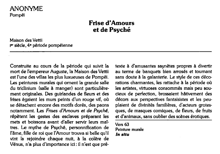 Prévisualisation du document ANONYME:PompéiFrise d'Amourset de Psyché.