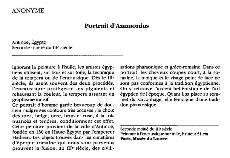 Prévisualisation du document ANONYME:Portrait d'Ammonius.
