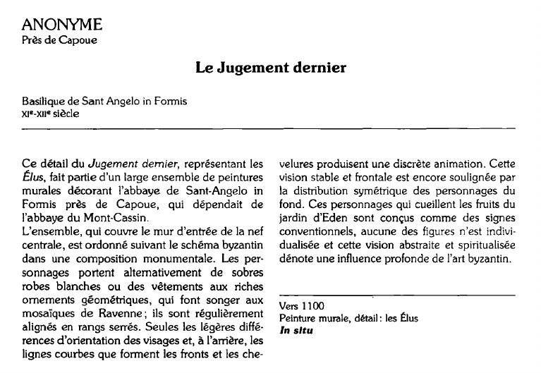 Prévisualisation du document ANONYME:Près de Capoue -Le Jugement dernier.