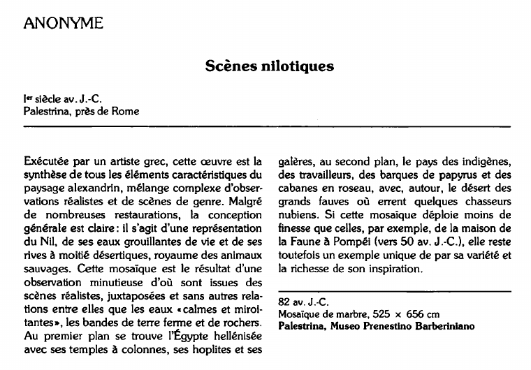 Prévisualisation du document ANONYME:Scènes nilotiques.