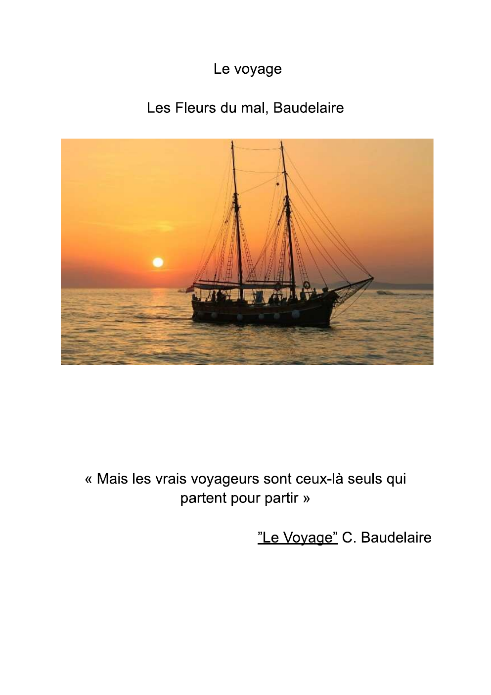 Prévisualisation du document Anthologie sur Baudelaire
