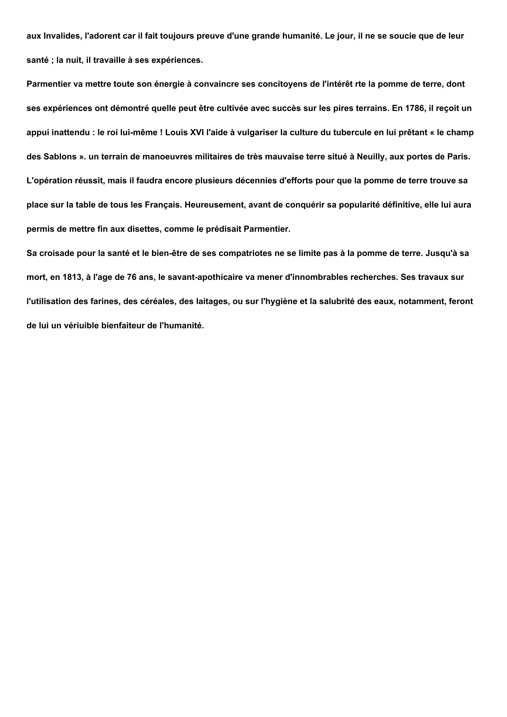 Prévisualisation du document Antoine-Augustin Parmentier, la pomme de terre
