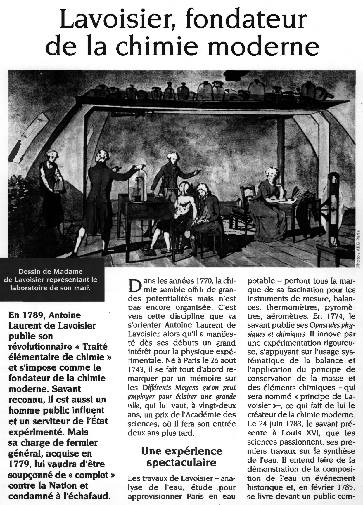 Prévisualisation du document Antoine de Lavoisier