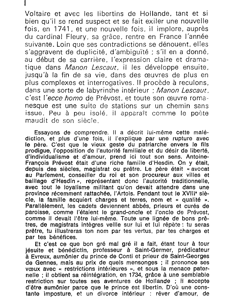 Prévisualisation du document ANTOINE FRANÇOIS PREVOST