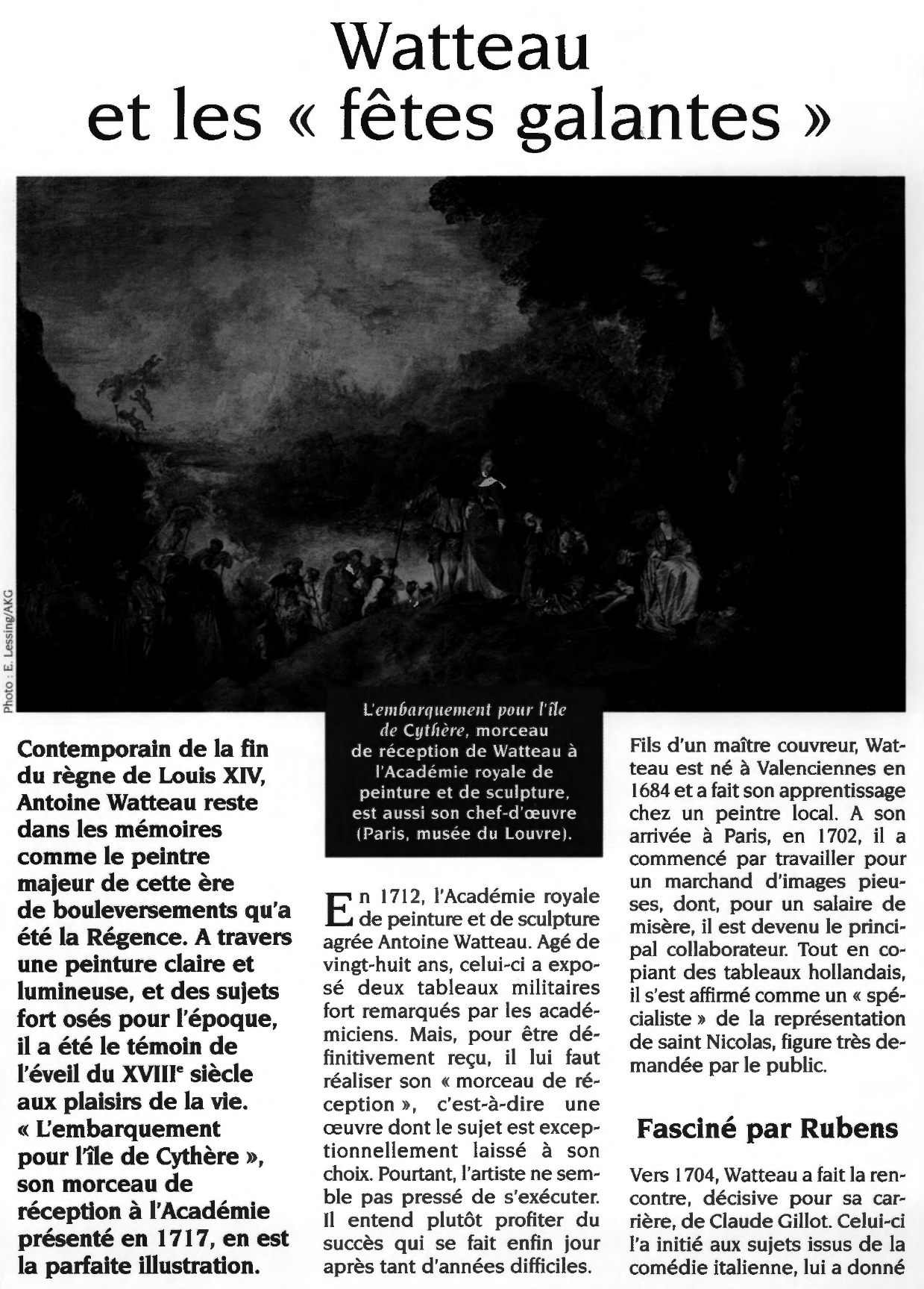 Prévisualisation du document Antoine Watteau