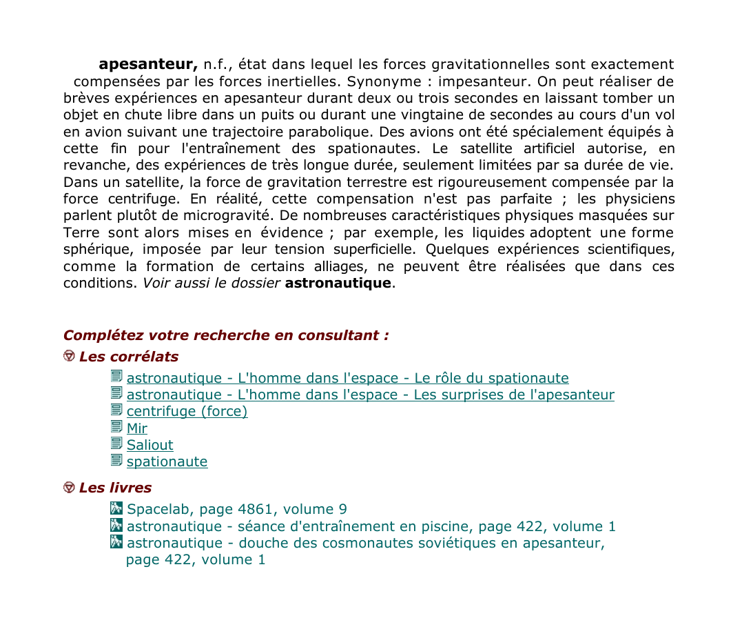 Prévisualisation du document apesanteur n.