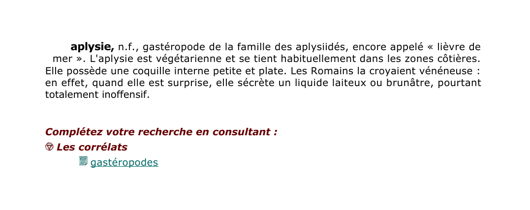Prévisualisation du document aplysie, n.