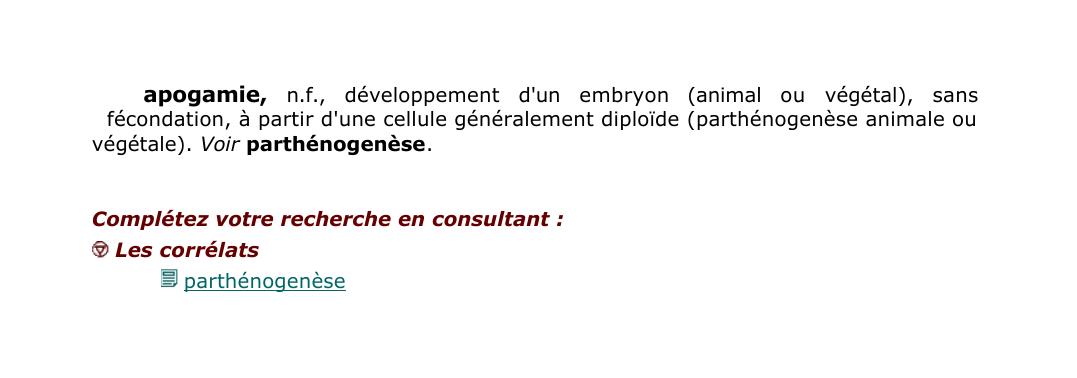 Prévisualisation du document apogamie, n.