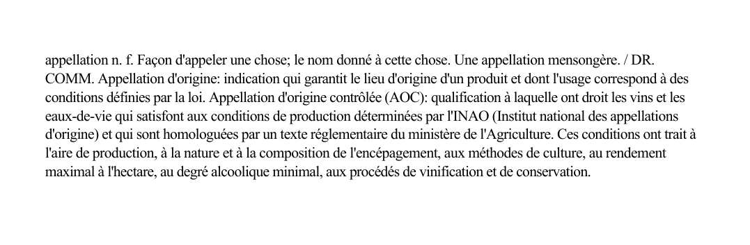 Prévisualisation du document appellation n.