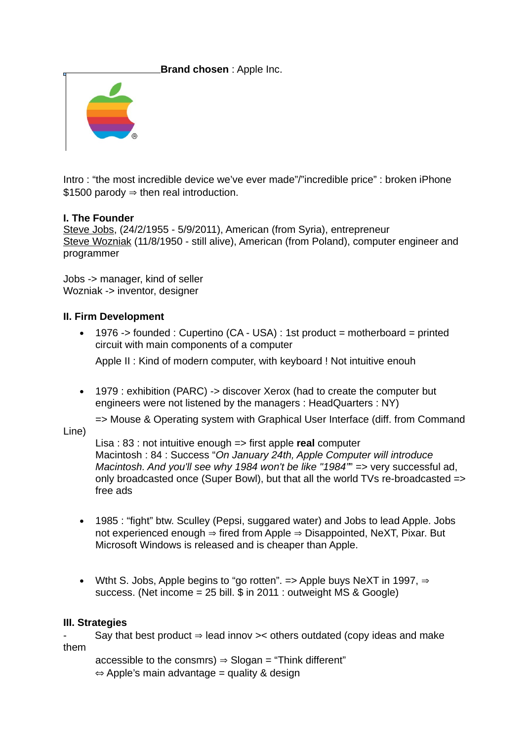 Prévisualisation du document Apple