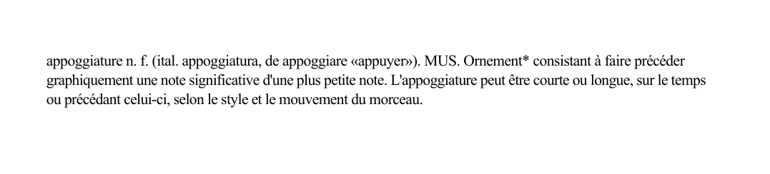 Prévisualisation du document appoggiature n.