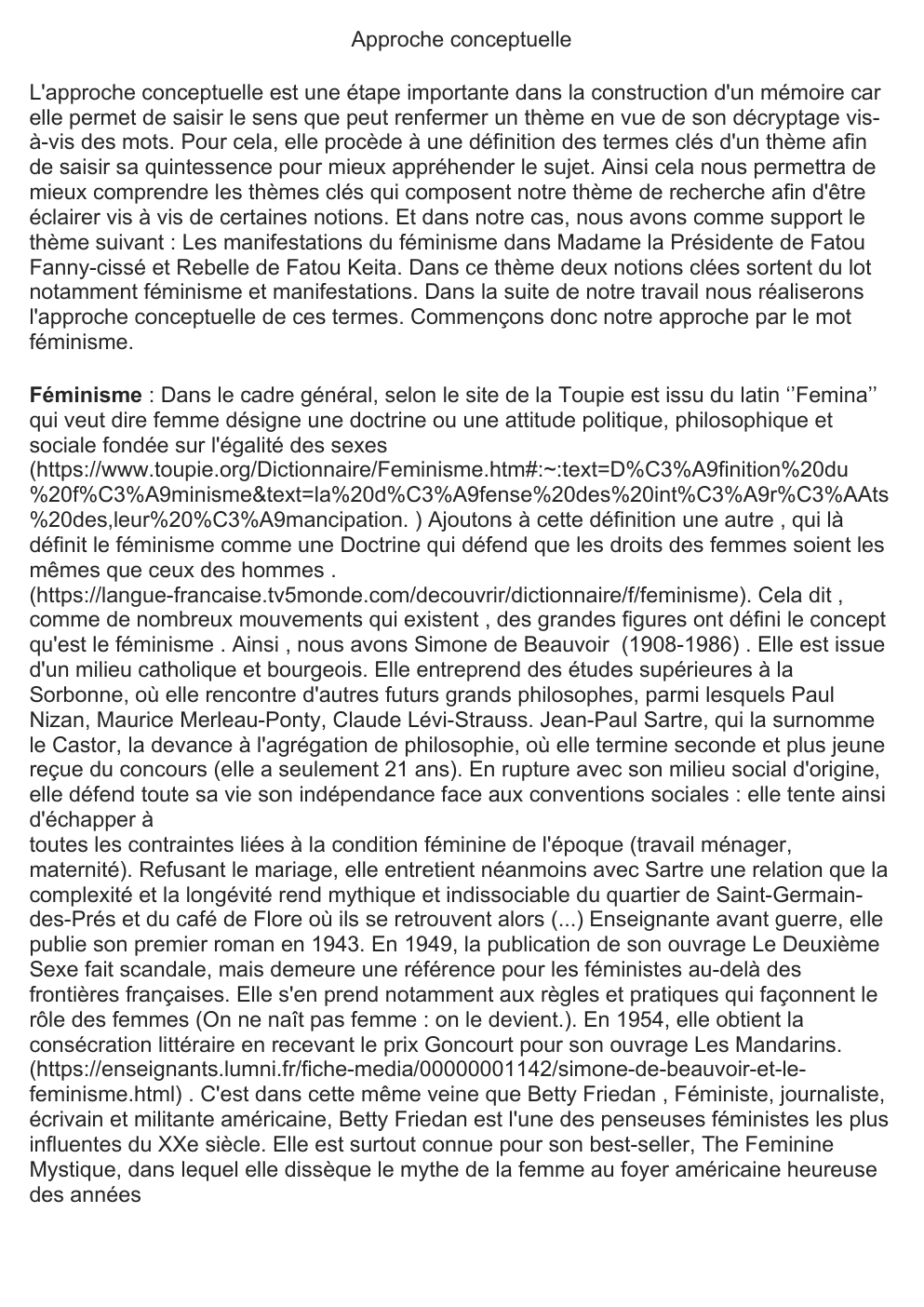 Prévisualisation du document Approche conceptuelle de la littérature