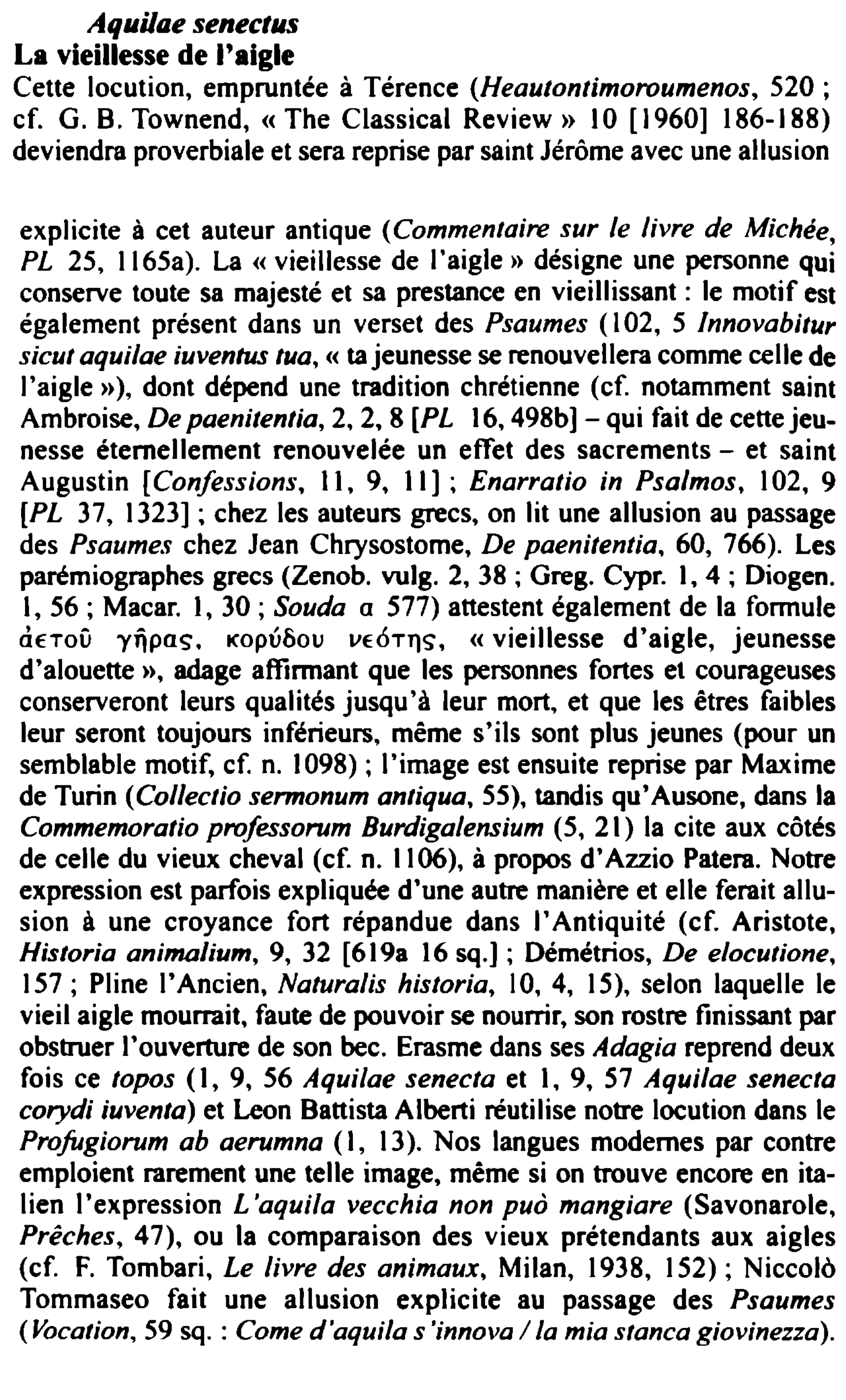 Prévisualisation du document Aquilae senectus