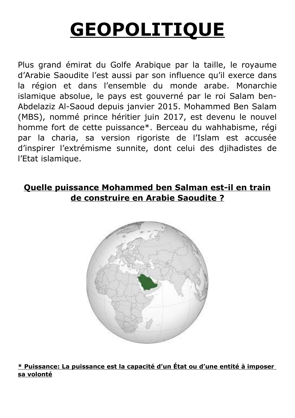 Prévisualisation du document Arabie saoudite: Quelle puissance Mohammed ben Salman est-il en train de construire en Arabie Saoudite ?