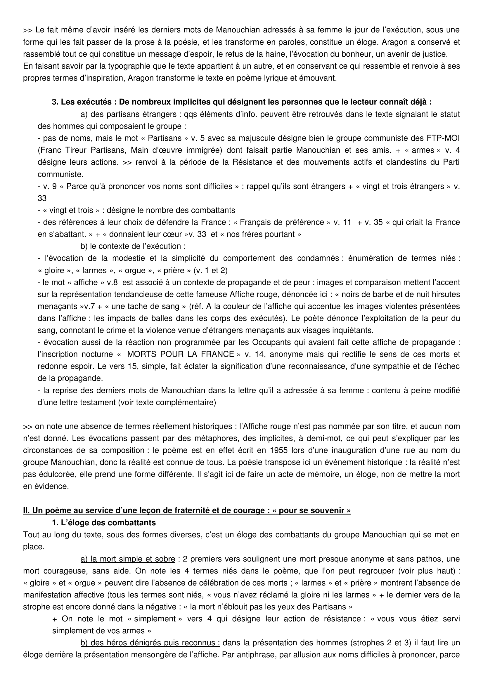 Prévisualisation du document Aragon, « Strophes pour se souvenir », Le Roman inachevé