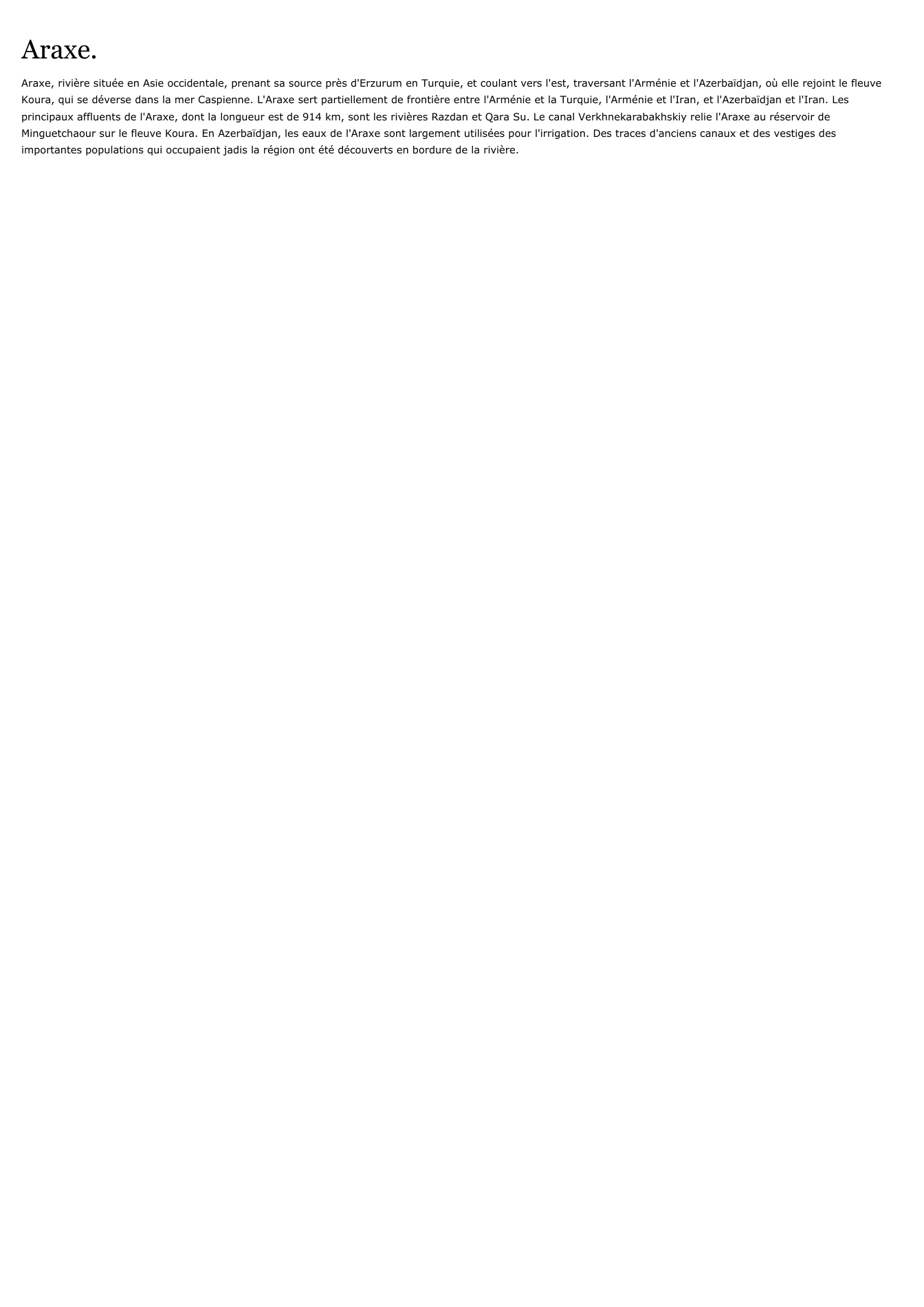 Prévisualisation du document Araxe.