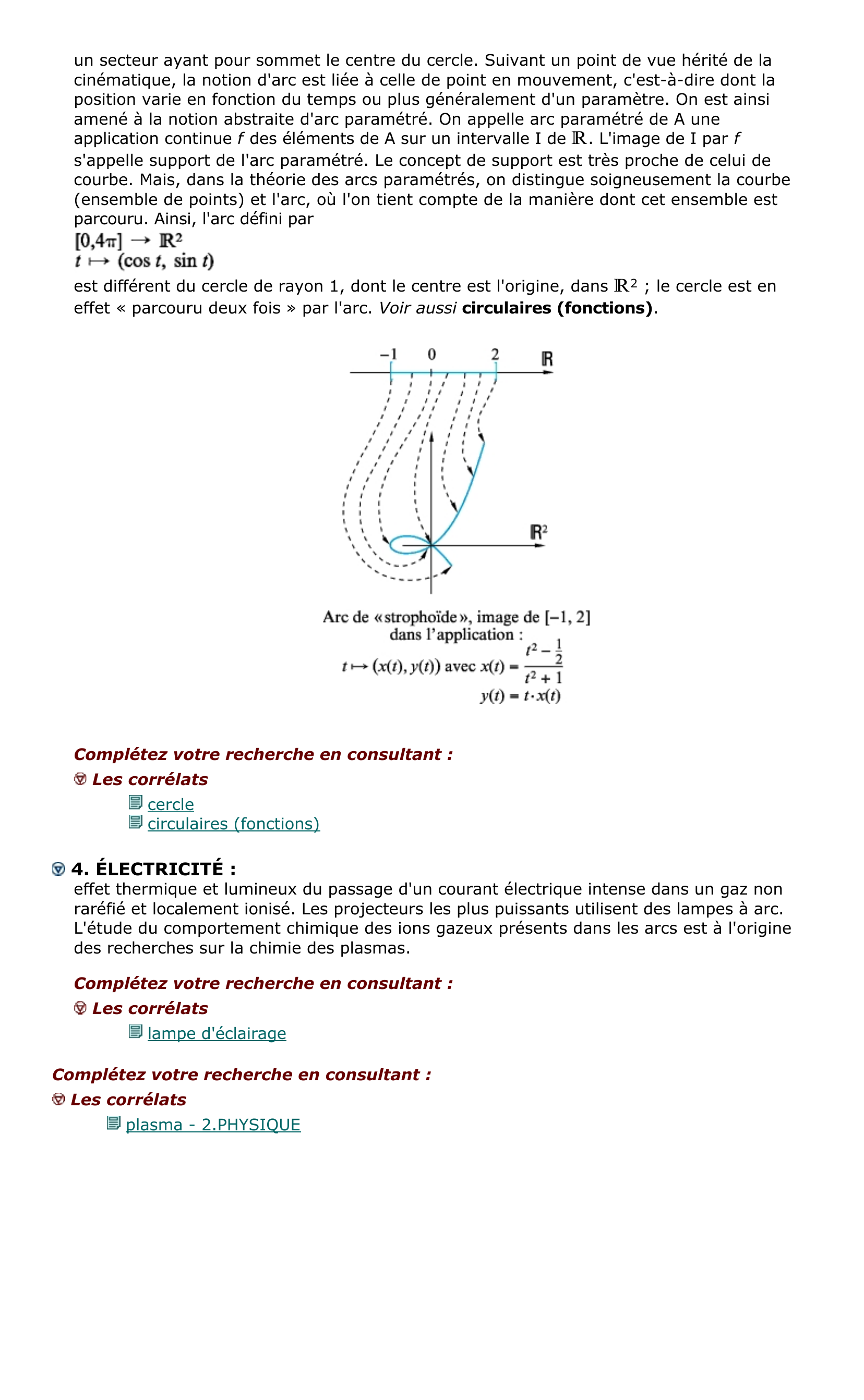 Prévisualisation du document arc - encyclopédie.