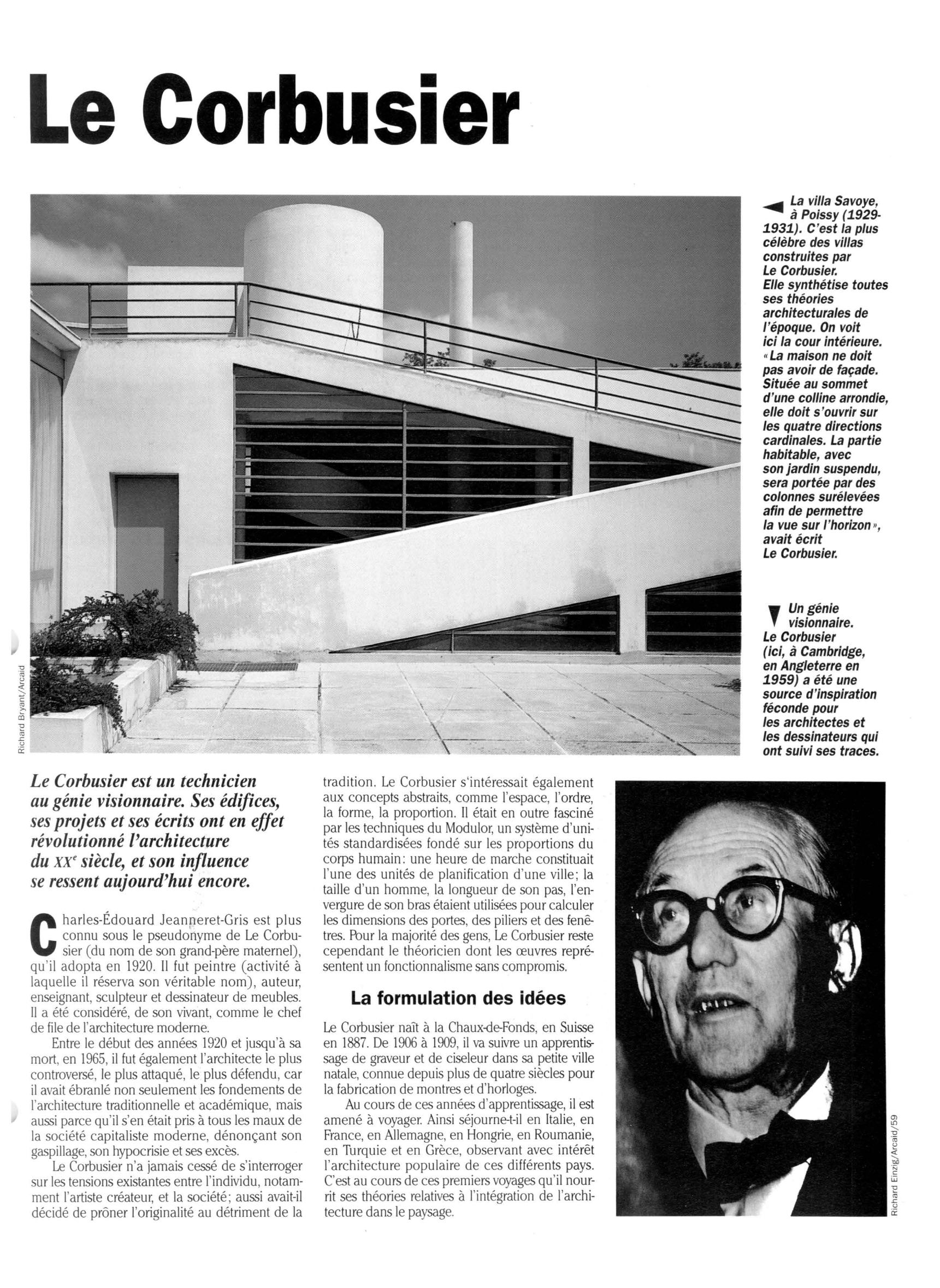 Prévisualisation du document ARCHITECTURE: Charles-Edouard Jeanneret dit Le Corbusier
