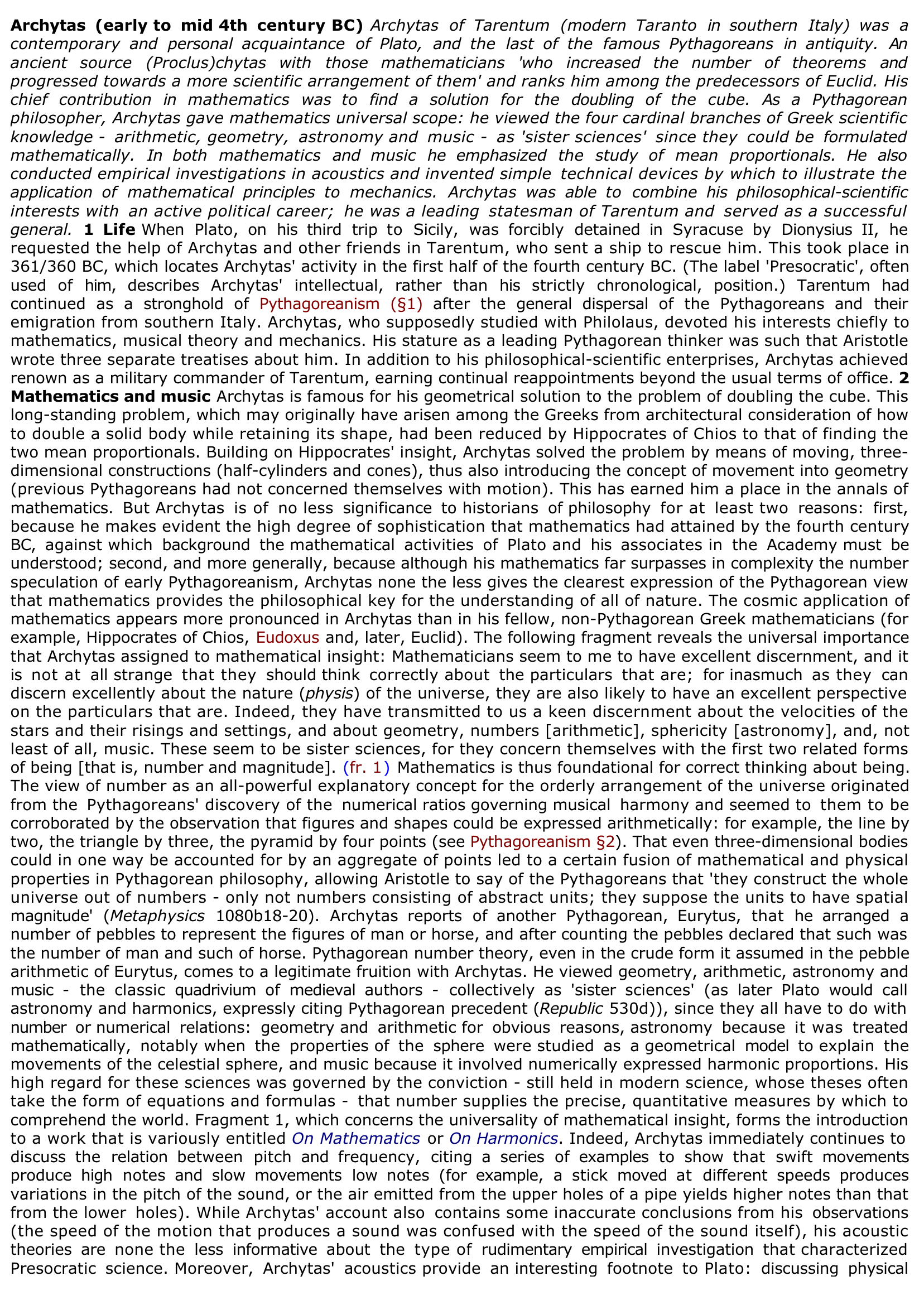 Prévisualisation du document Archytas