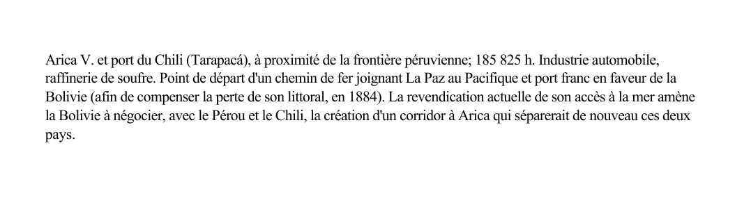 Prévisualisation du document Arica V.
