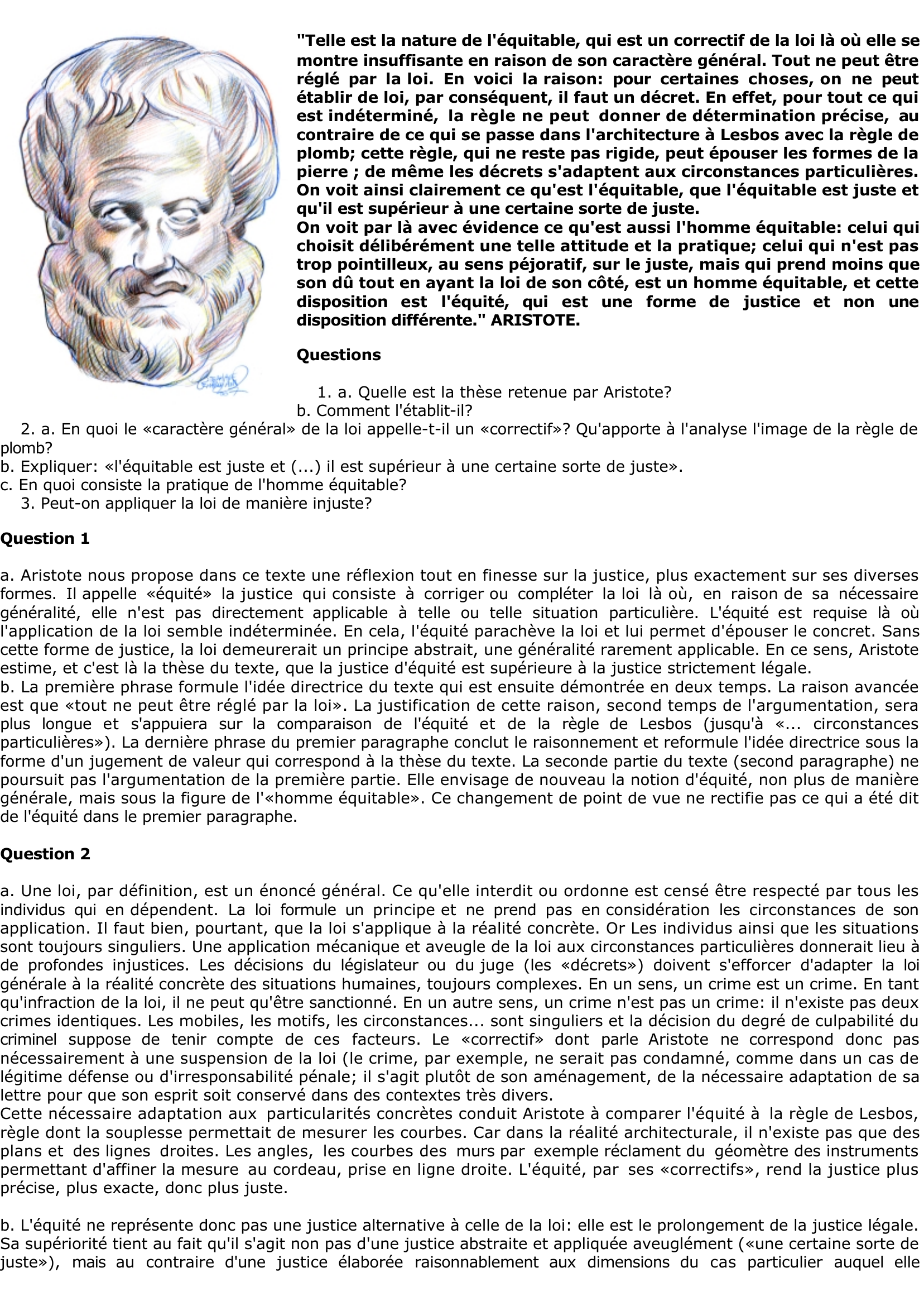 Prévisualisation du document Aristote