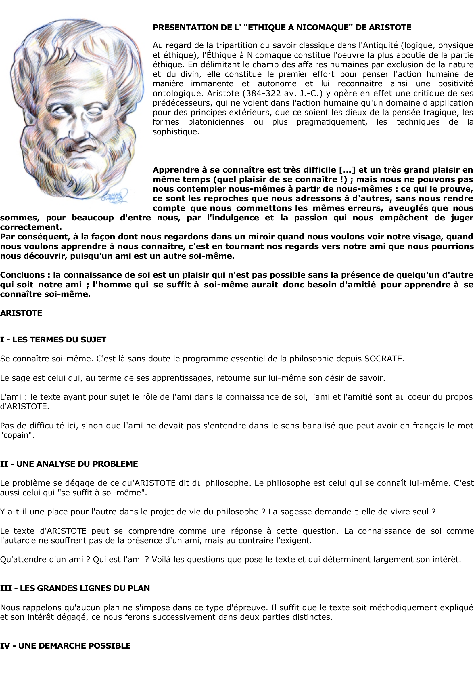 Prévisualisation du document Aristote et le sujet