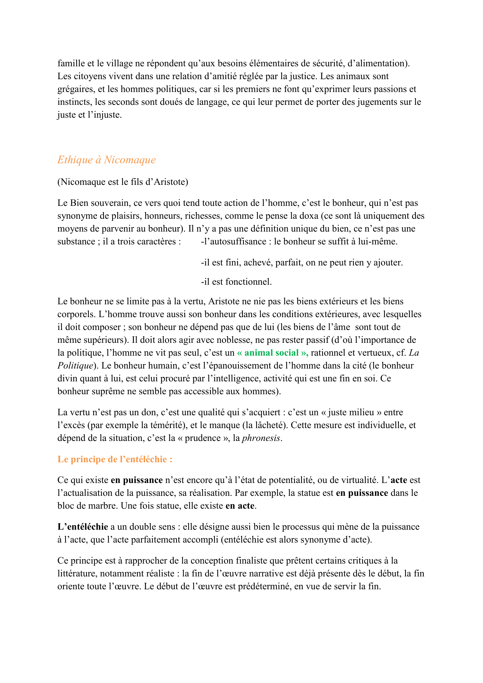 Prévisualisation du document Aristote: poétique et politique