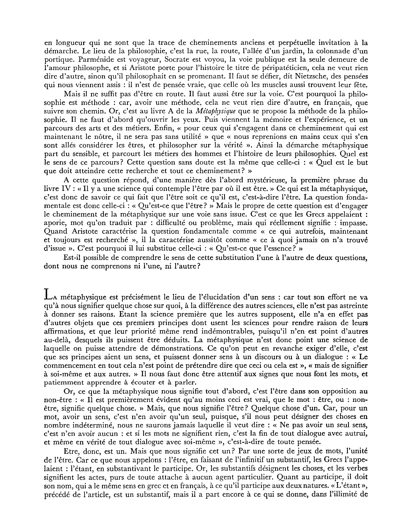 Prévisualisation du document Aristote: présentation de l'oeuvre du Stagirite