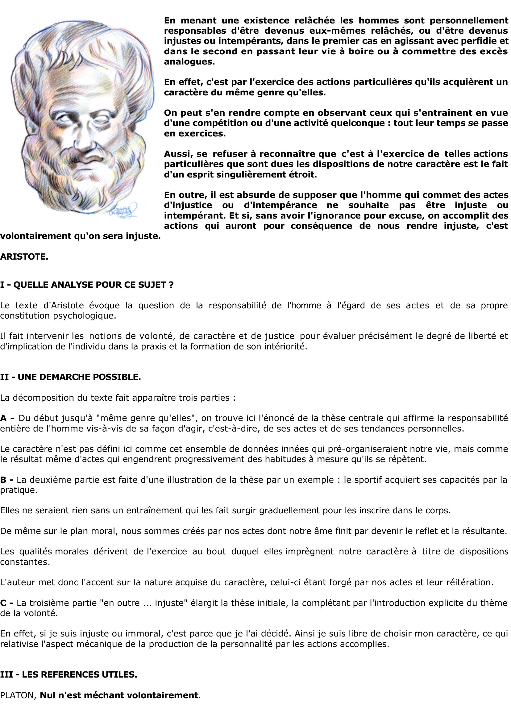 Prévisualisation du document Aristote: Sujet, morale et politique