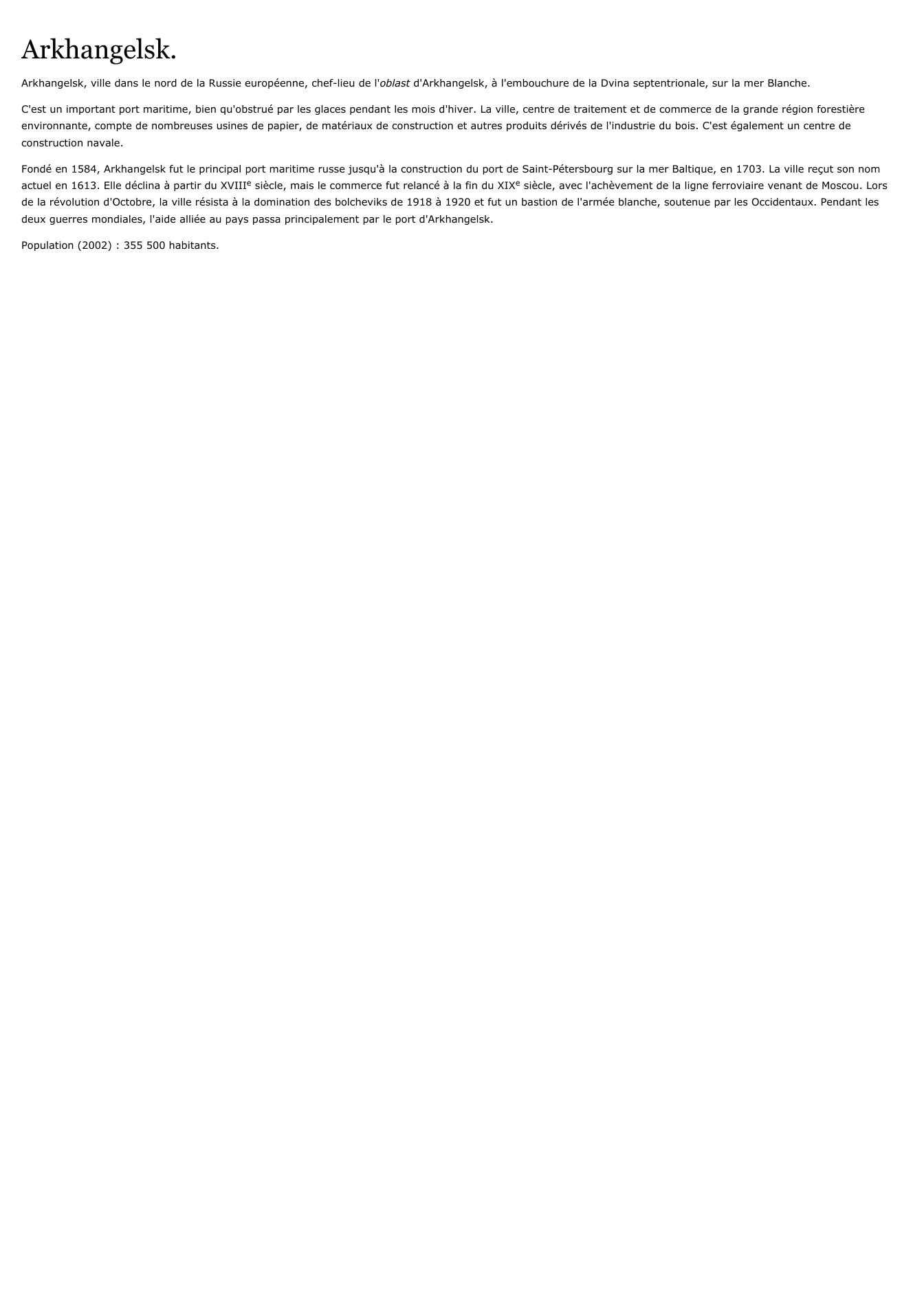 Prévisualisation du document Arkhangelsk.