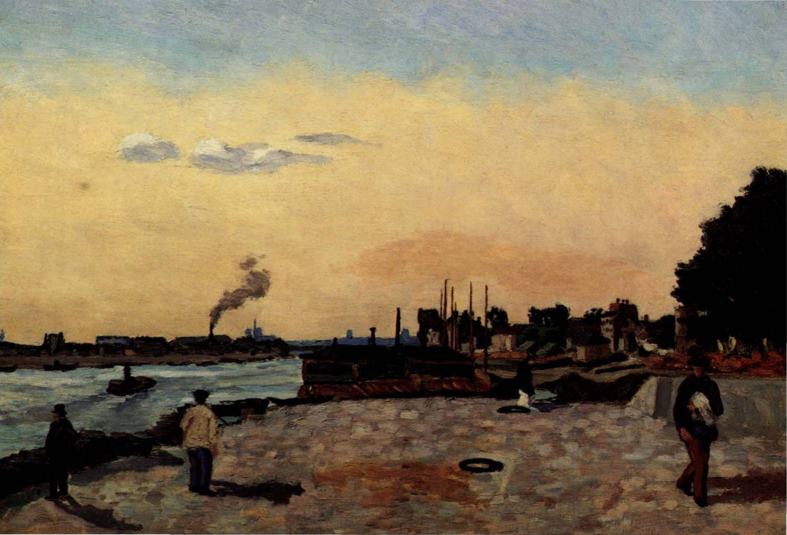 Prévisualisation du document Armand GUILLAUMIN:
QUAI DE BERCY (ANALYSE DU TABLEAU).