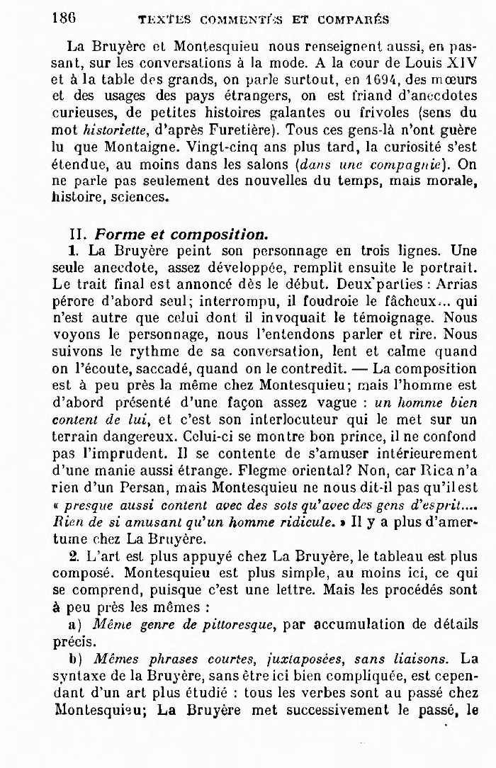 Prévisualisation du document Arrias, L'homme universel, de La Bruyère (Caractères, chap. v, n° 9), et le Décisionnaire des Lettres Persanes de Montesquieu (LXXII).