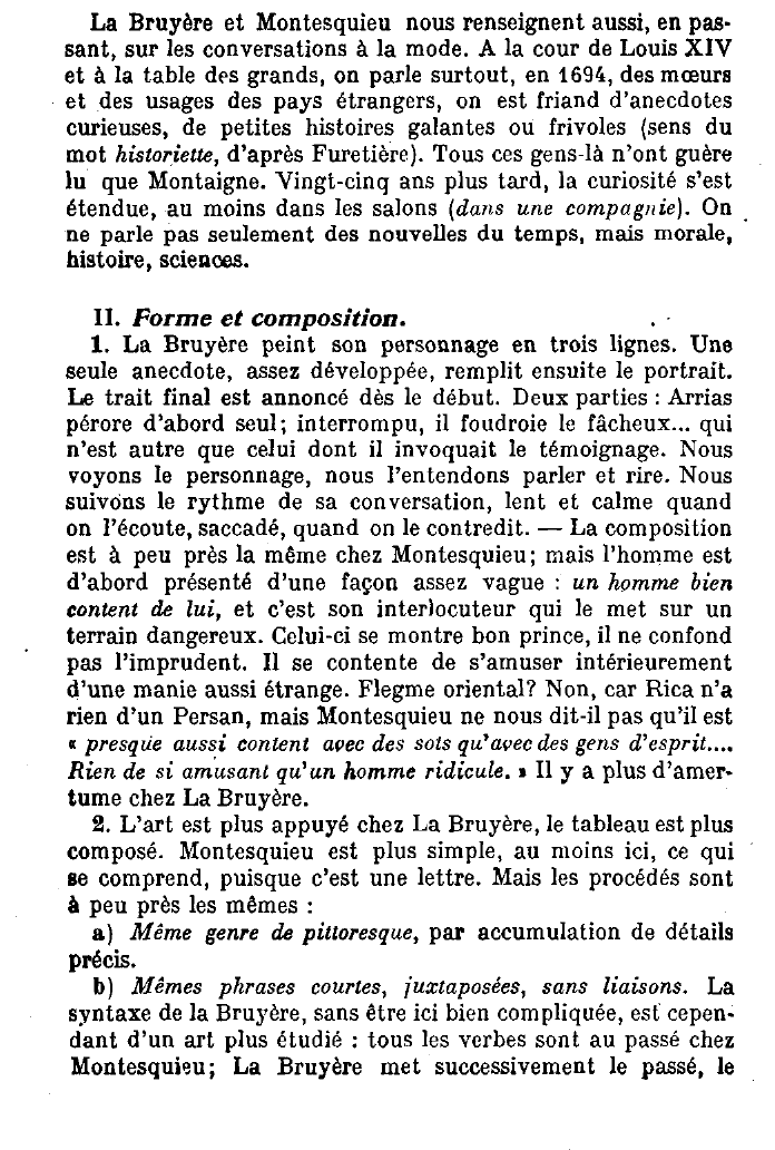 Prévisualisation du document Arrias, l'homme universel, de La Bruyère (Caractères, chap. V, n° 9), et le Décisionnaire des Lettres Persanes de Montesquieu (LXXII)