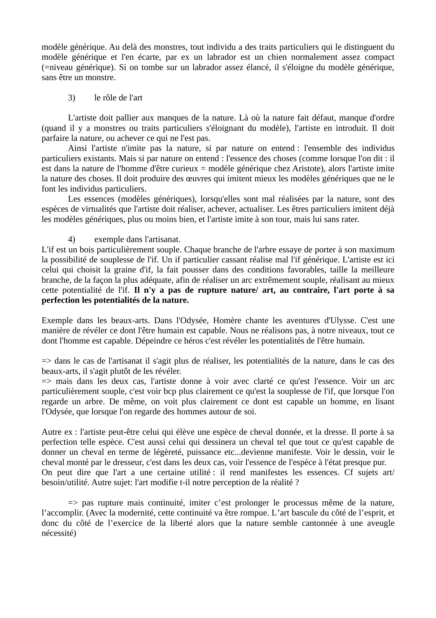 Prévisualisation du document Art et imitation