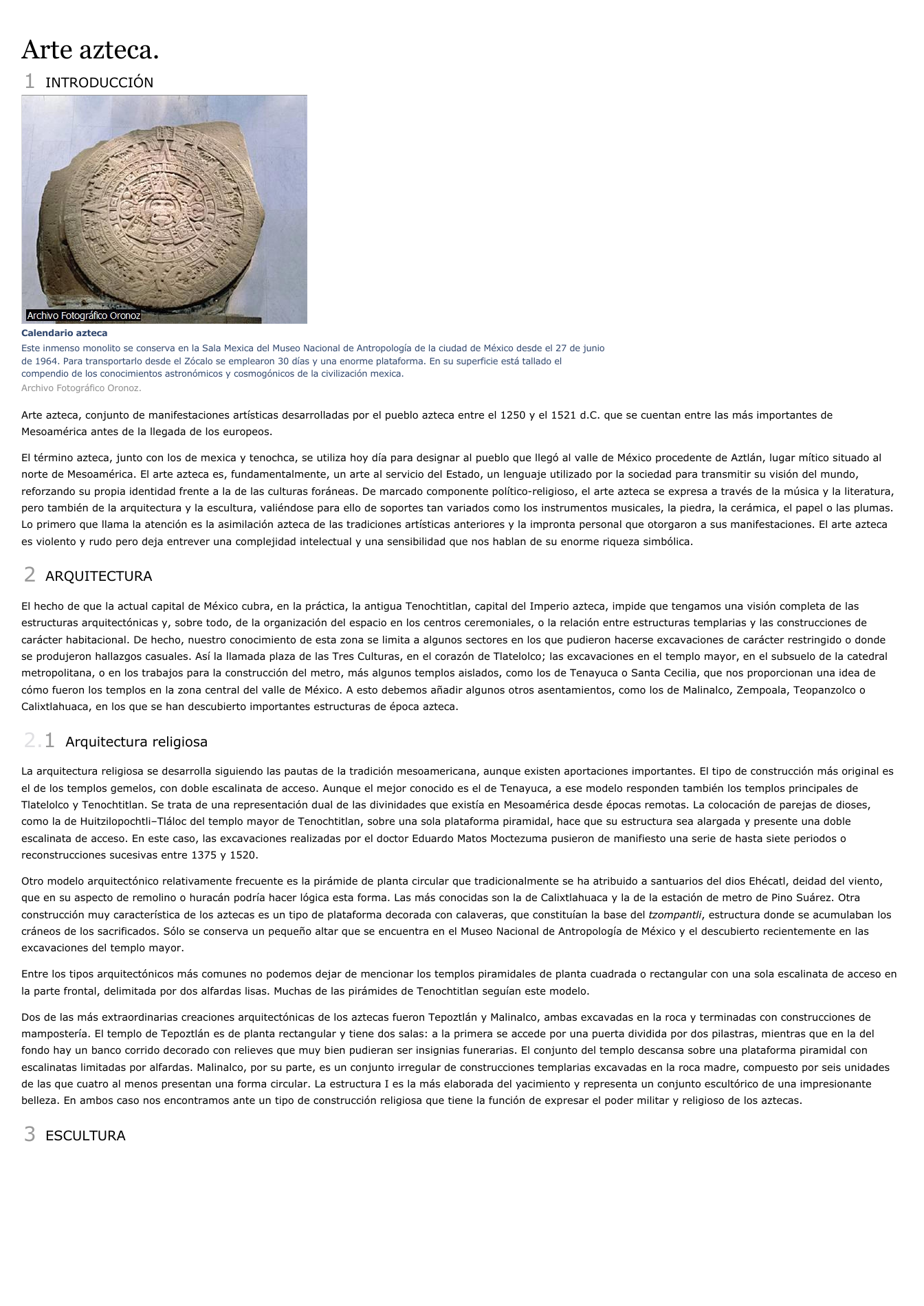 Prévisualisation du document Arte azteca.