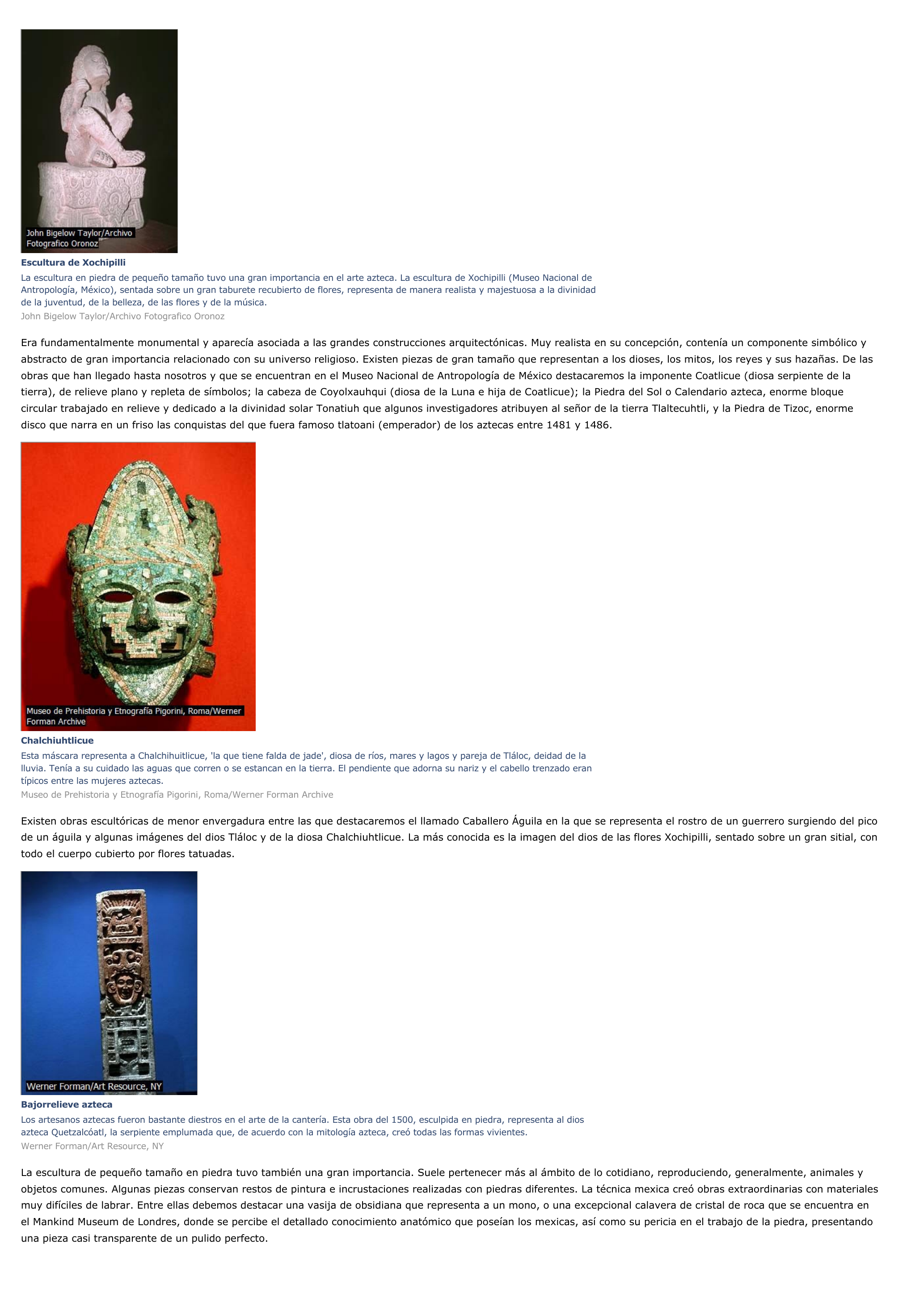 Prévisualisation du document Arte azteca - historia.