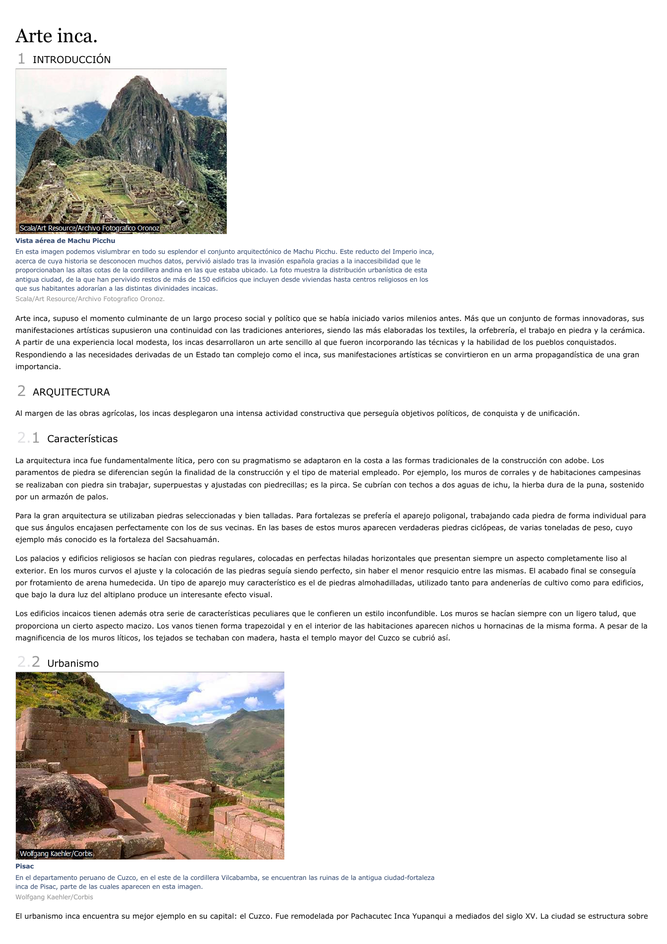 Prévisualisation du document Arte inca.
