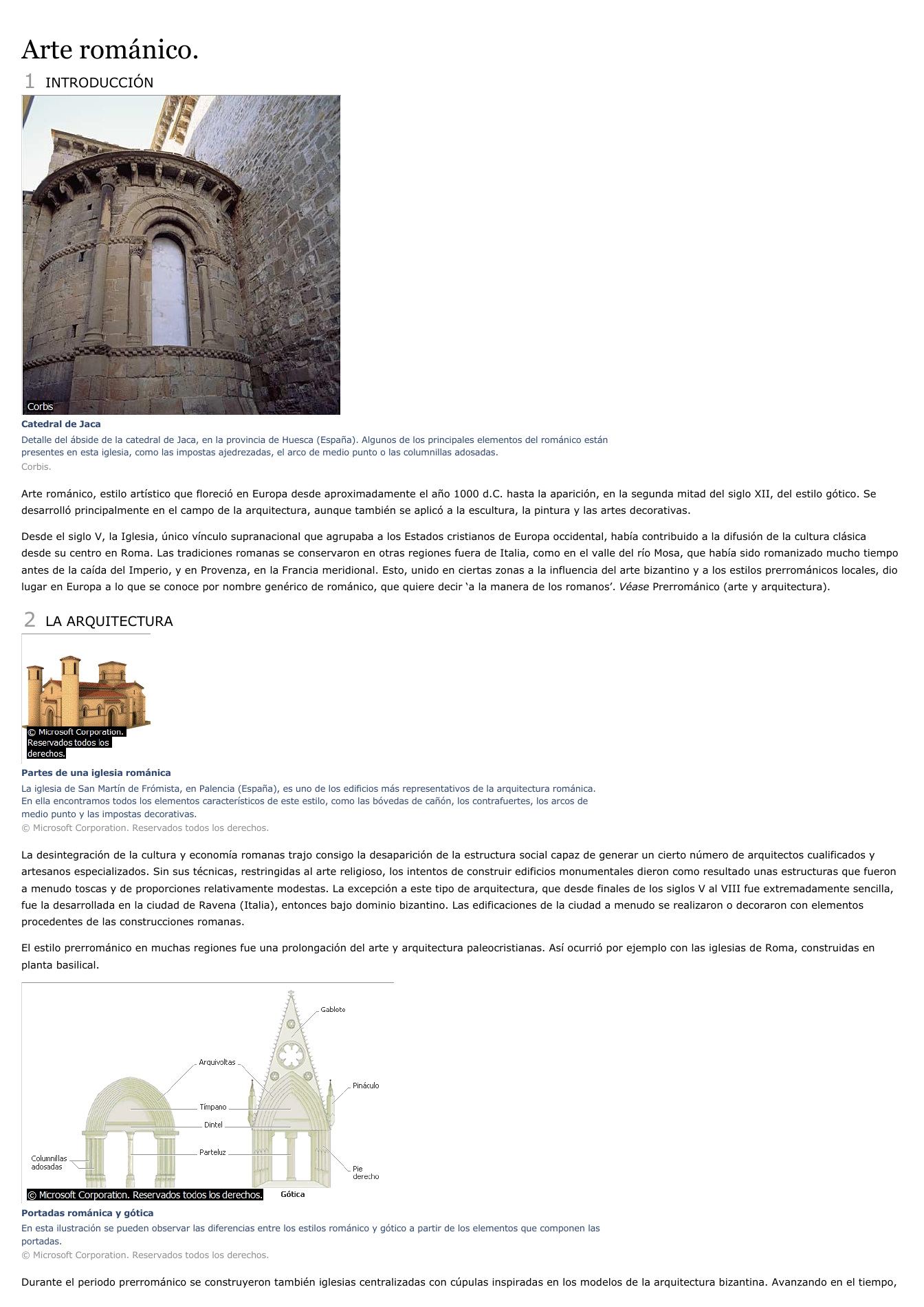 Prévisualisation du document Arte románico.