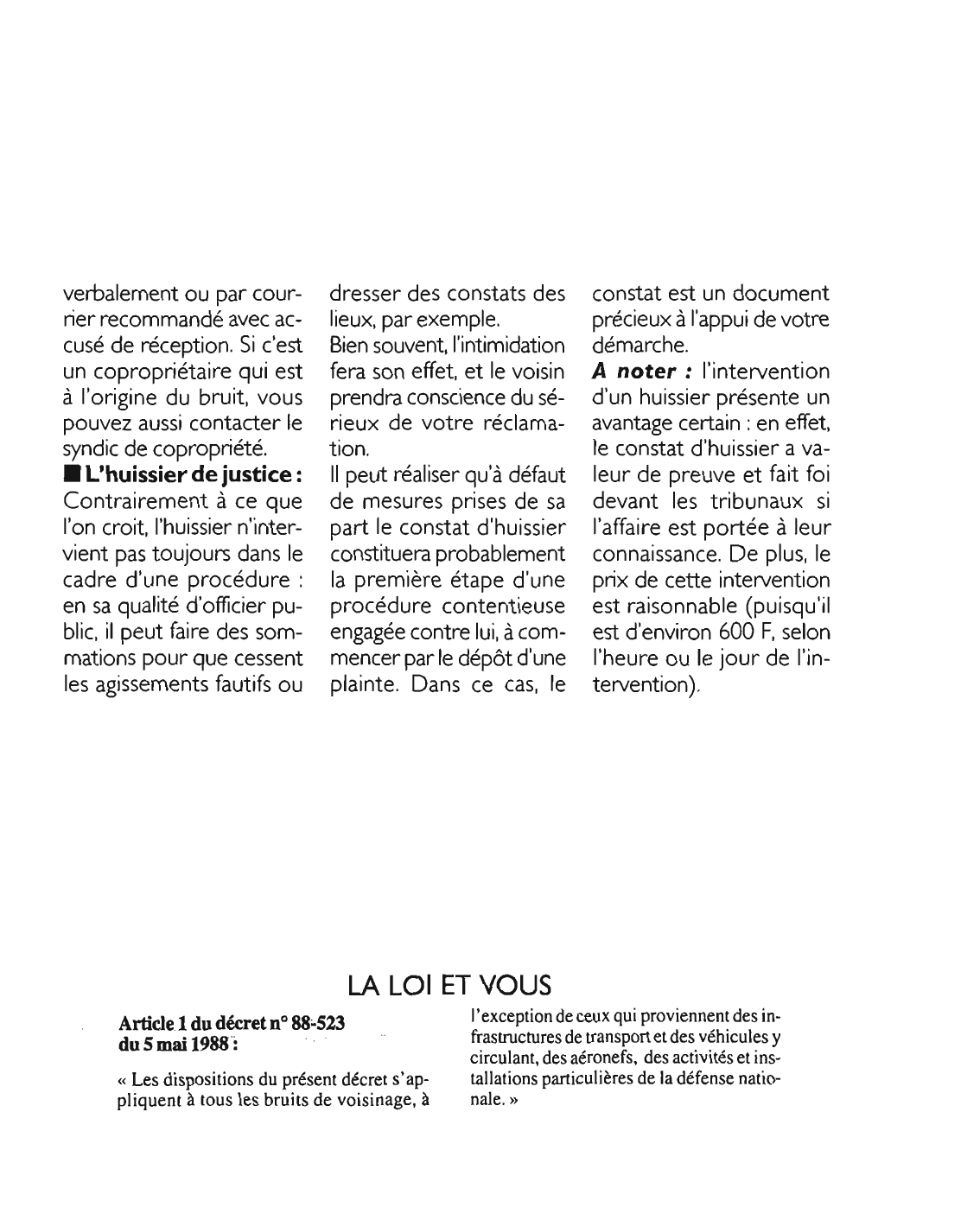 Prévisualisation du document Article 1 du décret n° 88-523 du 5 mai 1988: commentaire