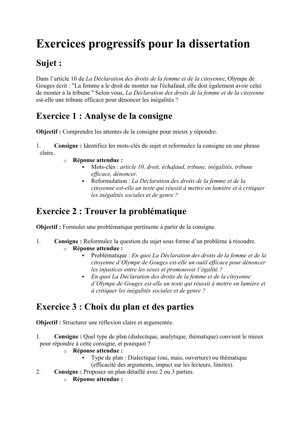 Prévisualisation du document Article 10 de La Déclaration des droits de la femme et de la citoyenne, Olympe de Gouges