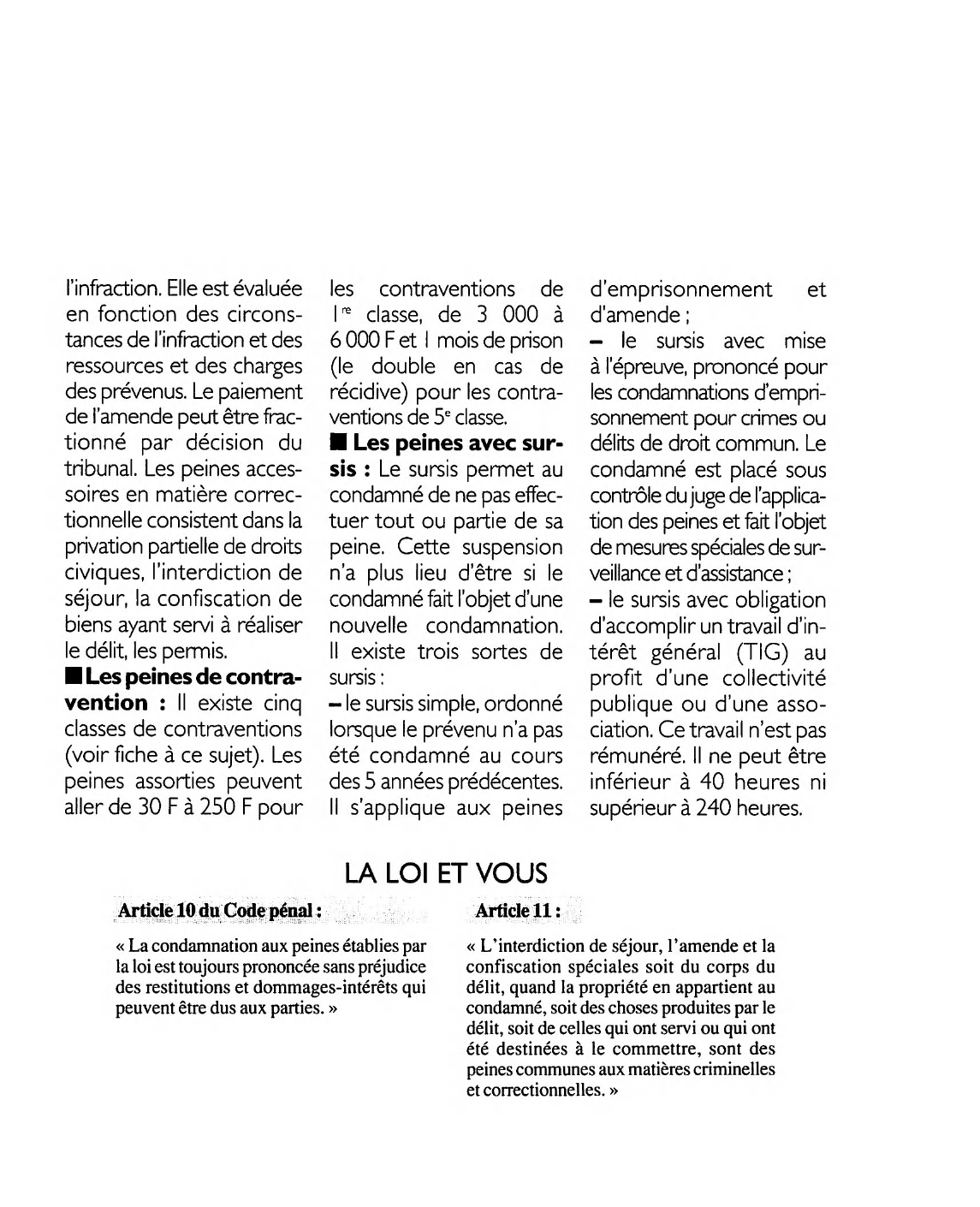 Prévisualisation du document Article 10 du Code pénal : commentaire