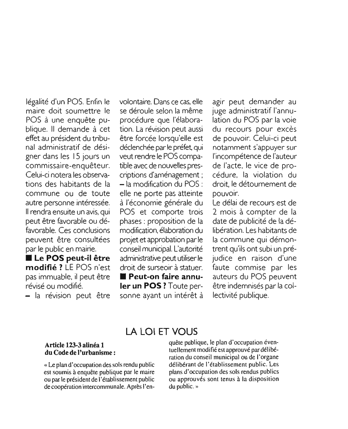 Prévisualisation du document Article 123-3 alinéa 1 du Code de l'urbanisme : commentaire