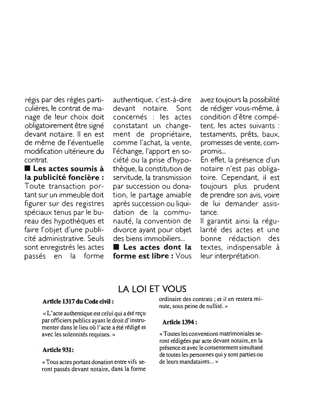 Prévisualisation du document Article 1317 du Code civil : commentaire